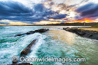 Sawtell Rock Pool at sunset Photo - Gary Bell