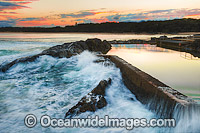 Sawtell Rock Pool at sunset Photo - Gary Bell