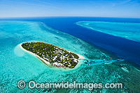 Aerial of Heron Island Photo - Gary Bell