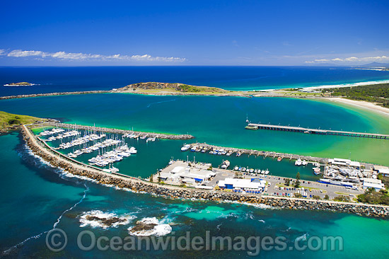 Aerial Coffs Harbour Mutton Bird Island photo