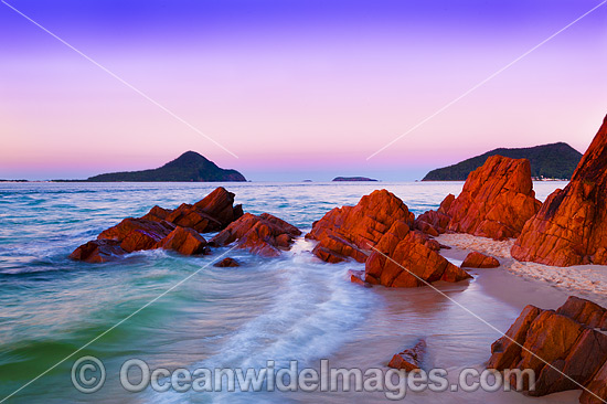 Port Stephens at sunset photo Port Stephens at sunset photo
