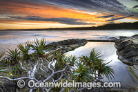 Sawtell Rock Pool at sunset Photo - Gary Bell