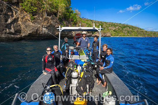 Scuba Divers Christmas Island photo