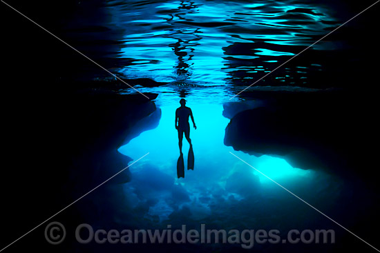 Snorkel Diver Christmas Island photo