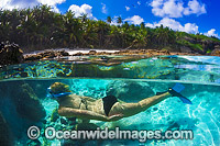 Snorkel Diving Christmas Island Photo - Gary Bell