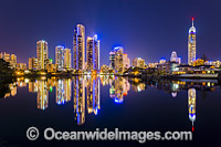 Surfers Paradise at twilight Photo - Gary Bell