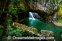 Natural Bridge Waterfall Photo - Gary Bell