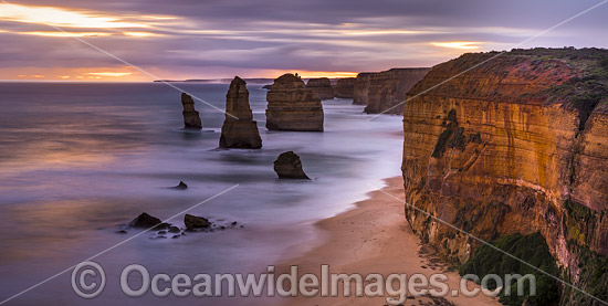 Twelve Apostles at sunset photo