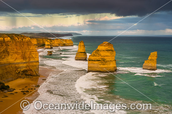 Twelve Apostles at sunset photo