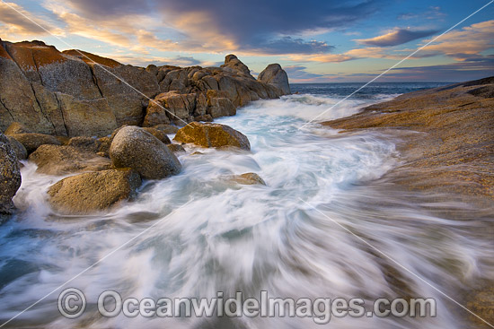 Bicheno coast Tasmania photo Bicheno coast Tasmania photo