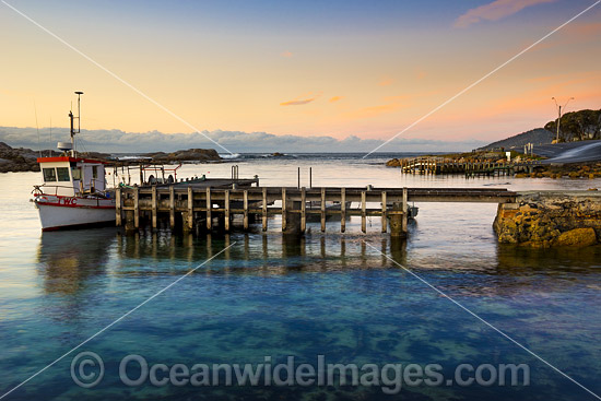 Jetty Bicheno Tasmania photo Jetty Bicheno Tasmania photo