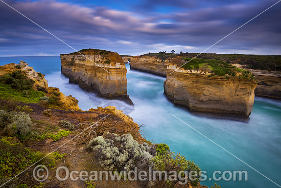 Limestone stacks Port Campbell photo Limestone stacks Port Campbell photo