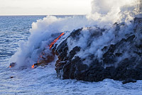 Volcano Lava flow Photo - David Fleetham