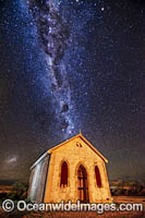 Milky Way and Historic Church Photo - Gary Bell