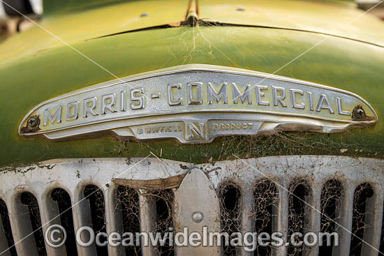 Morris truck front grill photo
