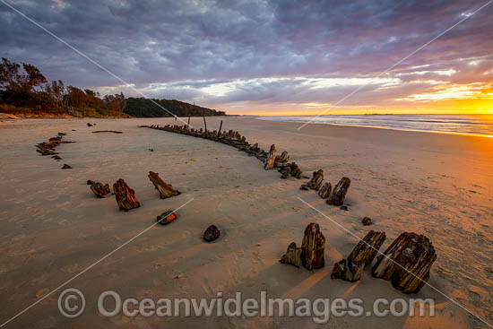 Buster Shipwreck at sunrise photo Buster Shipwreck at sunrise photo