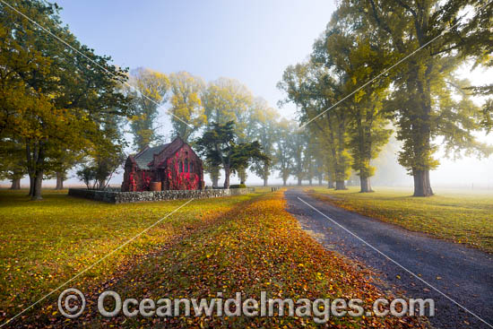 Gostwyck Chapel in Autumn photo Gostwyck Chapel in Autumn photo