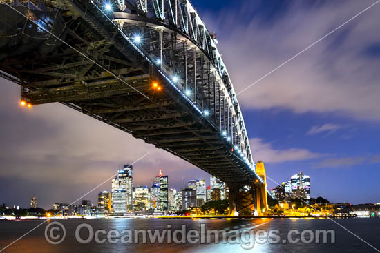Vivid Sydney Harbour Bridge photo