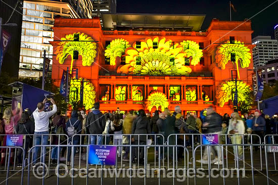 Vivid Sydney Customs House photo