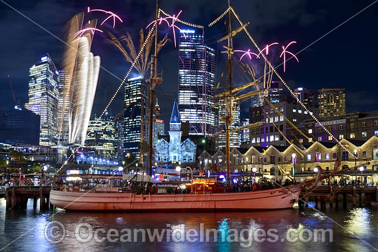 Vivid Sydney Campbells Cove photo