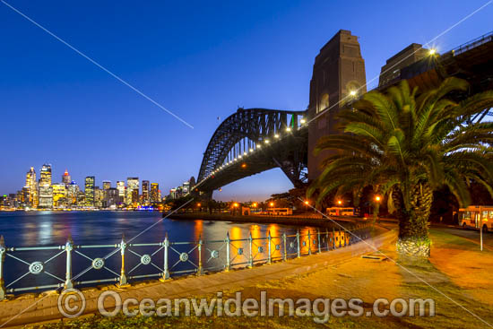 Vivid Sydney Harbour Bridge photo