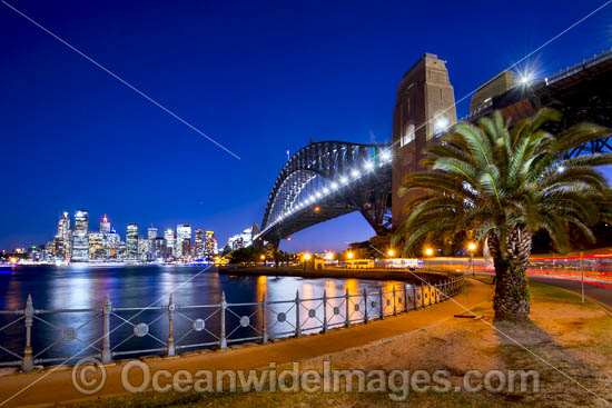 Vivid Sydney Harbour Bridge photo