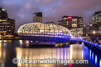 Web Bridge Melbourne Photo - Gary Bell