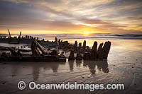 Historic Shipwreck Woolgoolga Photo - Gary Bell