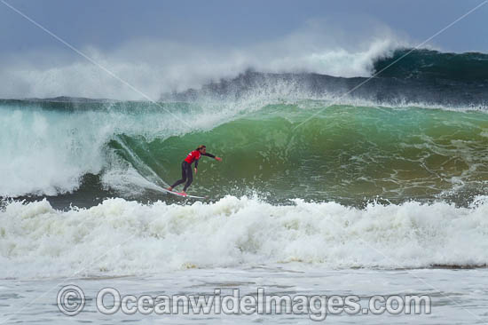 Surfer at Sawtell photo