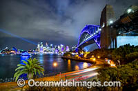 Vivid Sydney Harbour Bridge Photo - Gary Bell