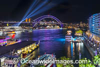 Vivid Sydney Harbour Bridge Photo - Gary Bell