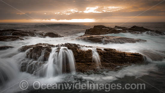 Sapphire Coast at sunrise photo Sapphire Coast at sunrise photo