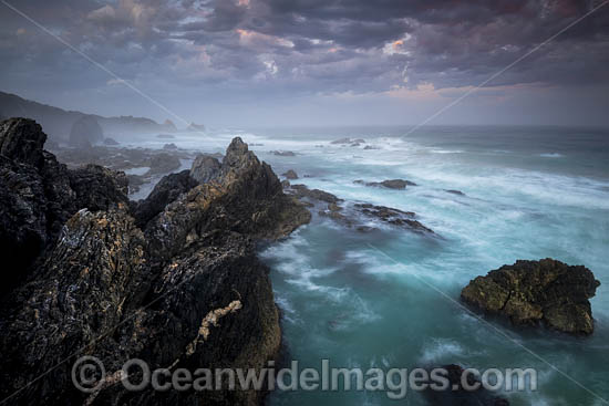 Sapphire Coast at dusk photo Sapphire Coast at dusk photo