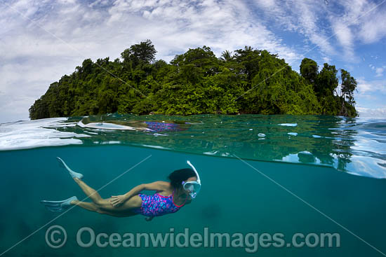 Kimbe Bay Snorkel Diver photo Kimbe Bay Snorkel Diver photo