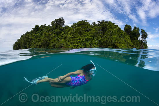 Kimbe Bay Snorkel Diver photo