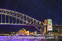 Vivid Sydney Harbour Bridge Photo - Gary Bell