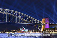Vivid Sydney Harbour Bridge Photo - Gary Bell