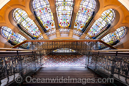 Queen Victoria Building Stairway photo Queen Victoria Building Stairway photo