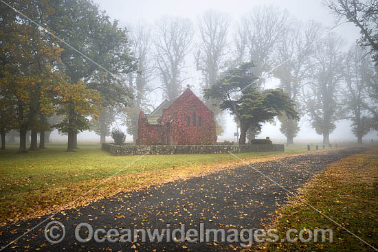 Gostwyck Chapel in Autumn photo Gostwyck Chapel in Autumn photo