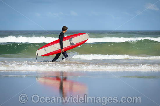 Surfer Emerald Beach photo Surfer Emerald Beach photo