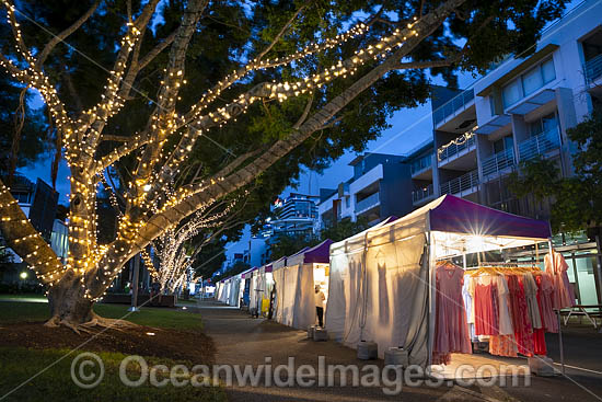 Brisbane street market photo Brisbane street market photo