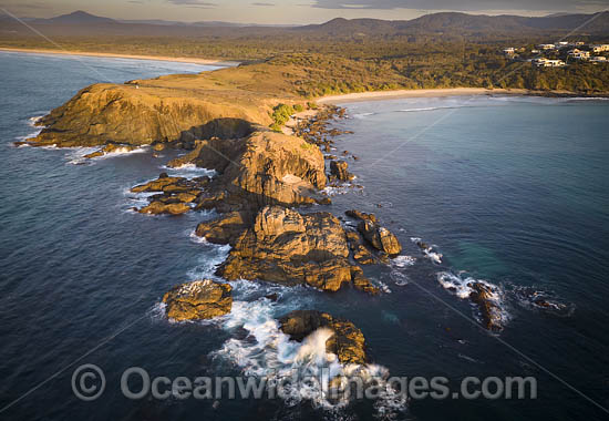Moonee Headland aerial photo