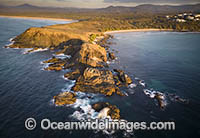 Moonee Headland aerial Photo - Gary Bell