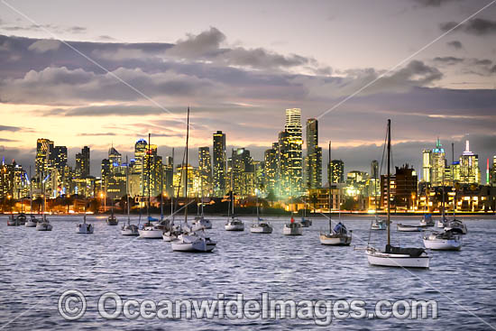 Port Phillip Bay St Kilda photo Port Phillip Bay St Kilda photo