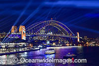Vivid Sydney Harbour Bridge Photo - Gary Bell