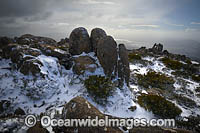 Mt Wellington snowing Photo - Gary Bell