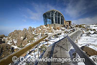 Mt Wellington snowing Photo - Gary Bell