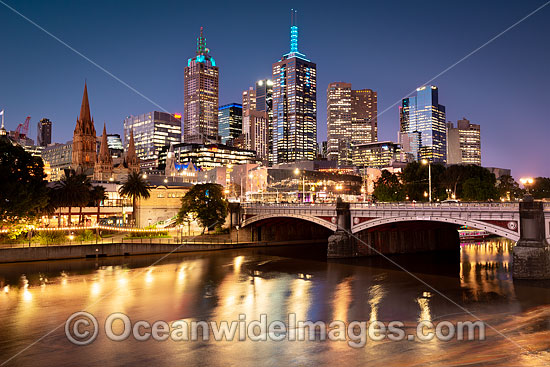 Princes Bridge Melbourne photo Princes Bridge Melbourne photo