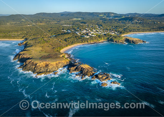 Moonee Headland aerial photo