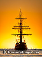 Vessel at sunrise Coffs Harbour Photo - Gary Bell
